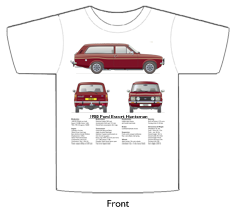 Ford Escort MkII Huntsman 1980 T-shirt Front